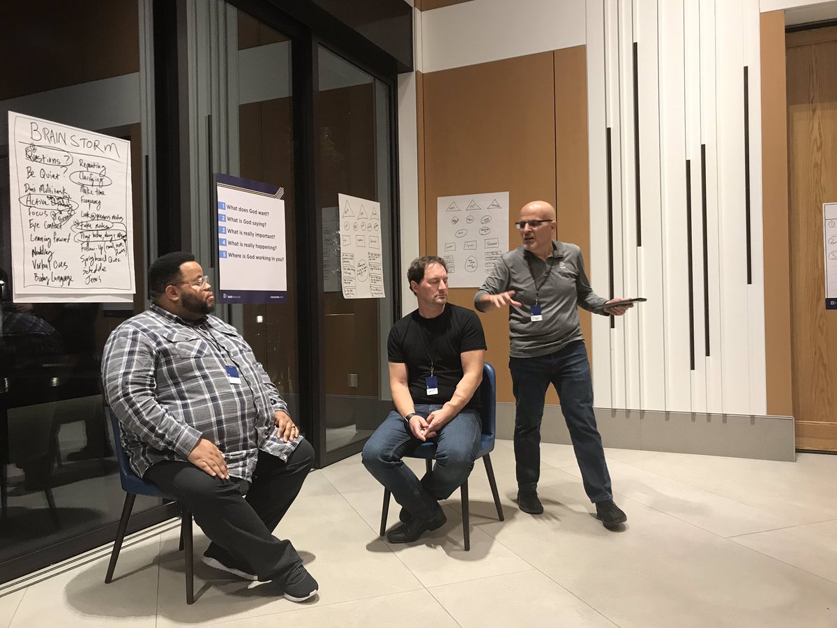 Being trained by <a href="/DinoSenesi/">Dino Senesi</a> and <a href="/wescoddington/">Wes Coddington</a> on how to be a better coach for <a href="/NAMB_SBC/">NAMB</a> 
Really great stuff so far.