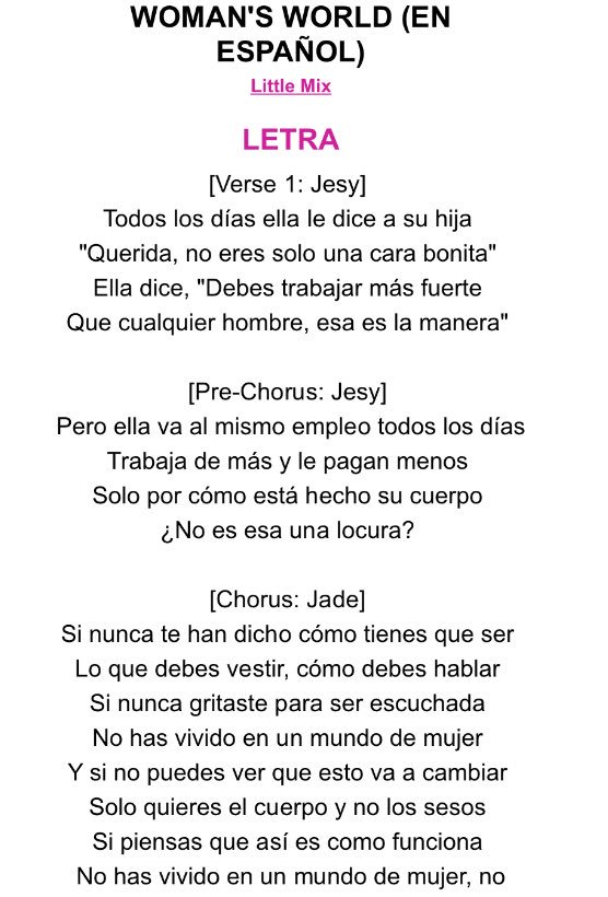 httperrieele's tweet photo. Les dejo la letra de esta hermosa canción #8M https://t.co/KKWLL0S8AI