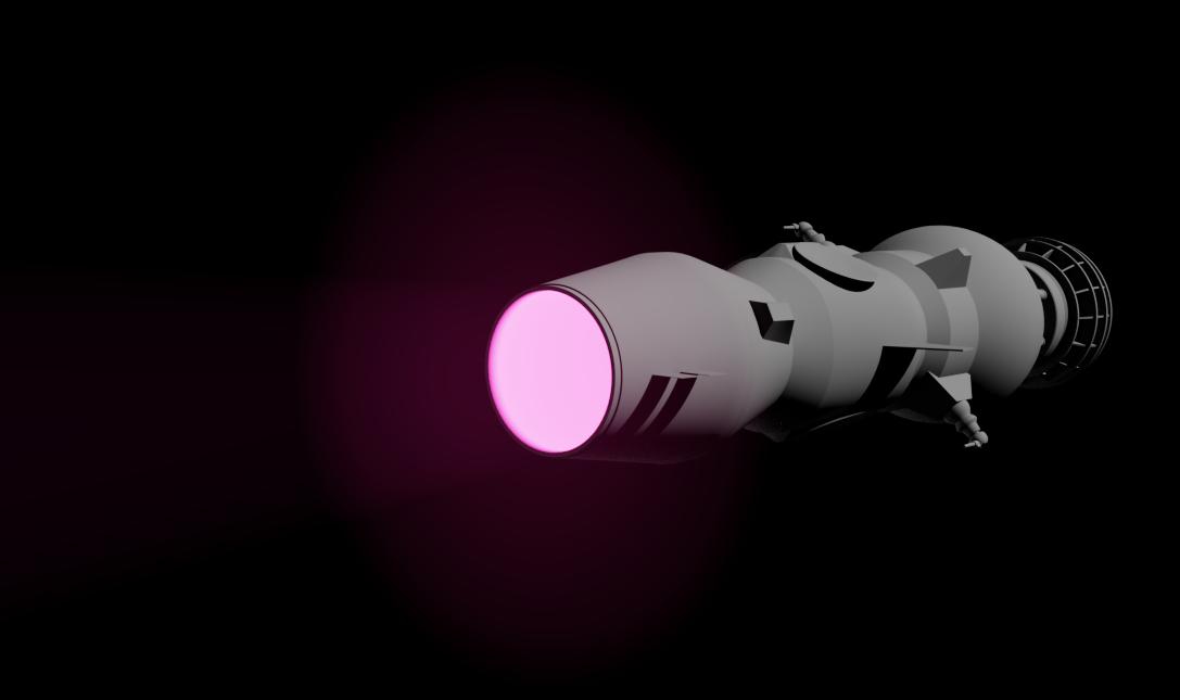 In the search of laser weapon apertures that are both reasonably effective at low wavelengths and resistant to damage, I was pointed towards the obscure concept of plasma lenses. Extra perk: They probably look awesome. I cooked up a quick sketch.