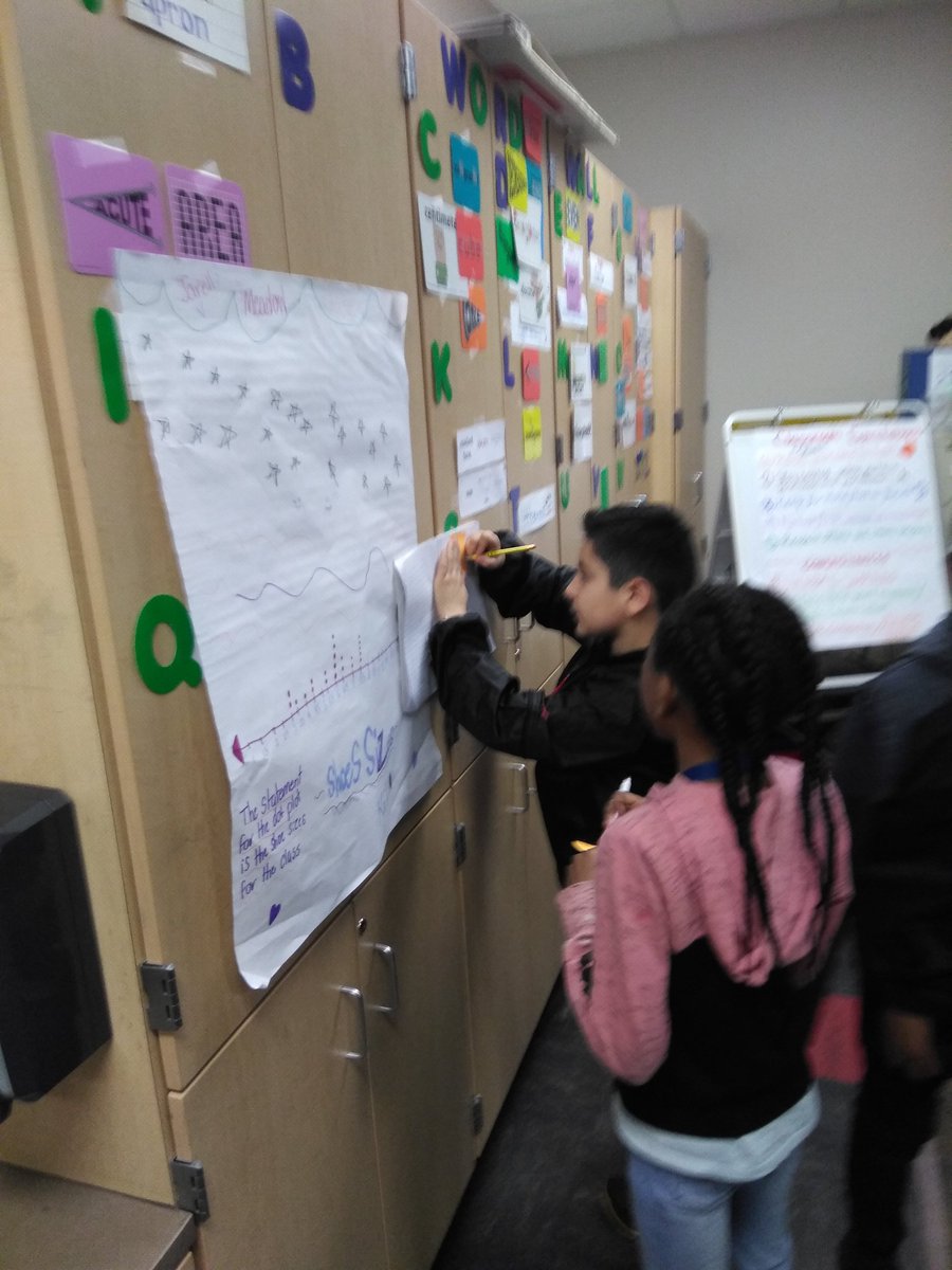 TraciSilvertho7's tweet photo. Data Activity.  They were doing 2💫and a wish gallery walk.  @garrettgators1 https://t.co/xXi1HC405Z