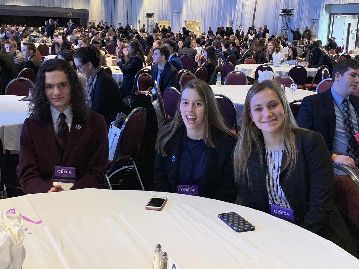 BrianSGraham's tweet photo. So proud of all @GIHSDECA students who competed in the NYS competition in Rochester NY!  A big THANK YOU to Mary Jane Fonte and @CherChams for leading the JV and Varsity #DECA. #wearevikings https://t.co/oZQTqv4vG1