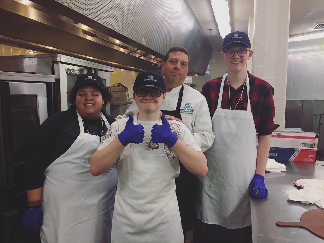 apprenticeday's tweet photo. Students learn culinary + pastry during apprentice day @GladeSpringsWV https://t.co/8TwpAz1Mtw