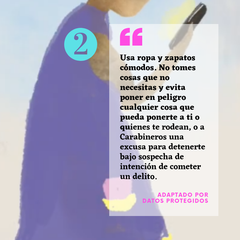 datosprotegidos's tweet image. ¡Para ti y todas nuestras amigas! Elaboramos y adaptamos una serie de recomendaciones para que puedas organizar el antes, durante y después de la marcha #8m. Estos son los consejos que debes considerar antes de asistir. Ya iremos compartiendo las demás. ¡Nos vemos 😎!