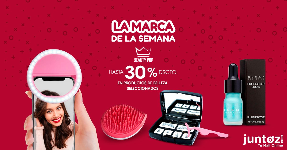¡Glam y brillo! ✨ Beauty pop 😍 es #LaMarcaDeLaSemana
Encuentra más aquí 👉🏾 bit.ly/2IXGcgv