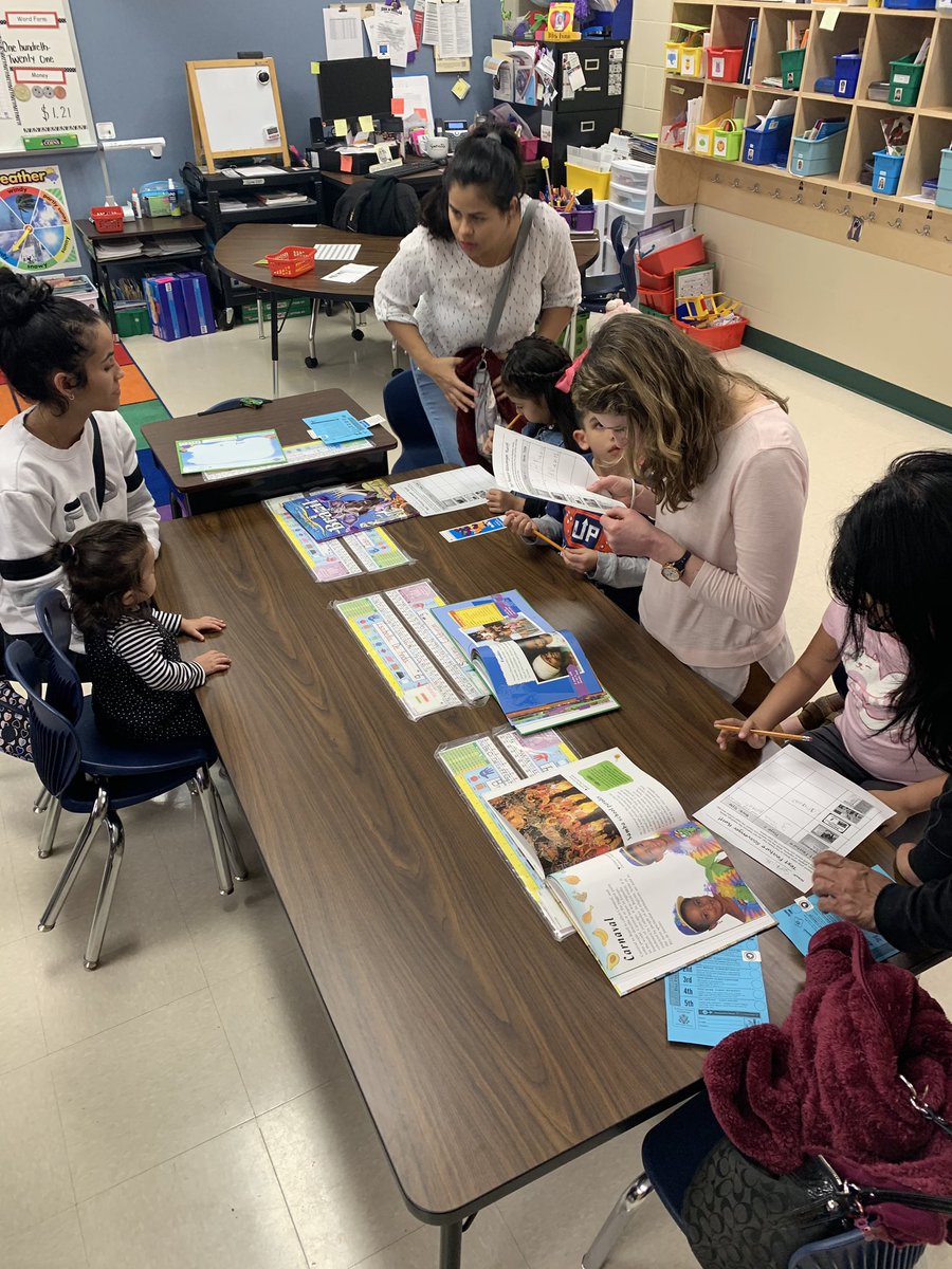 Kinder Happenings <a href="/NISDKallison/">Kallison Elementary</a> Read Around The World. In Brazil we went on a scavenger hunt to find text features in non-fiction books. #LiteracyNight