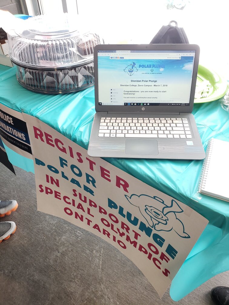 So much pre-event work by <a href="/sheridancollege/">sheridancollege</a> student Monika to raise awareness and money for the <a href="/SOOntario/">Special Olympics Ontario</a> Polar Plunge!