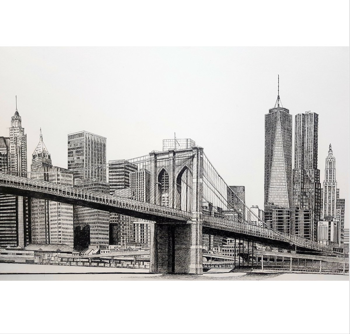 Brooklyn Bridge Drawing / Learn how to draw brooklyn bridge pictures ...