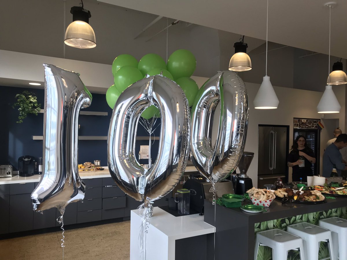volkersteinle's tweet photo. So, who will be our 100th employee in our San Francisco office? @Adyen #celebrating100 #SanFrancisco https://t.co/dL1BO6OMS9