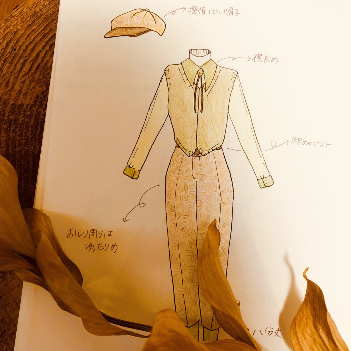 honokaahaha's tweet photo. *服や衣装を考える・2・*
これは普段着かなぁ
#イラスト #irastration #irast #デザイン #dezain #服 #clothes #衣装 #clothing #昭和 #昭和レトロ https://t.co/lBsoVGloI9