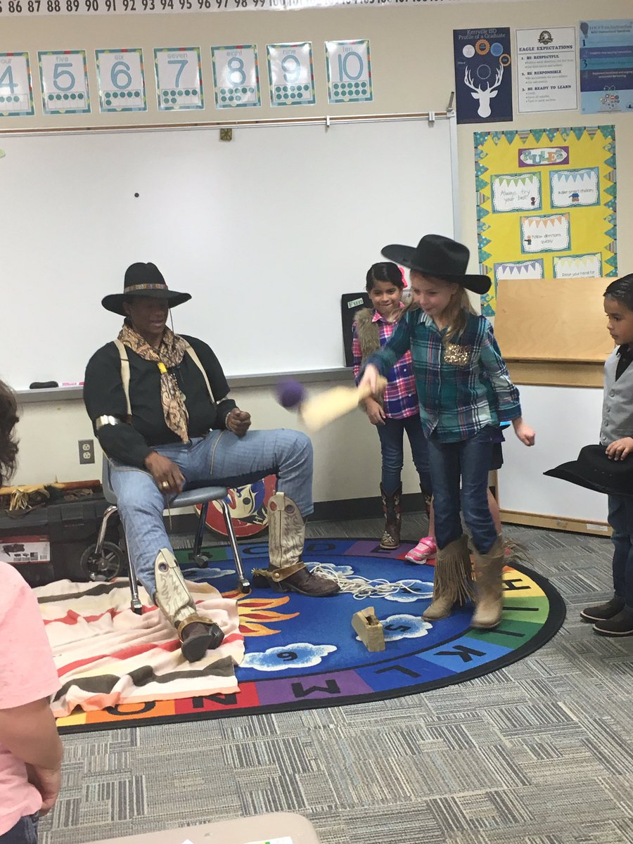 TESHollyJones's tweet photo. Tally 1st grade students had special guests today for Cowboy Day-yeehaw!  #tallyBEST https://t.co/zUI0yc5uG5