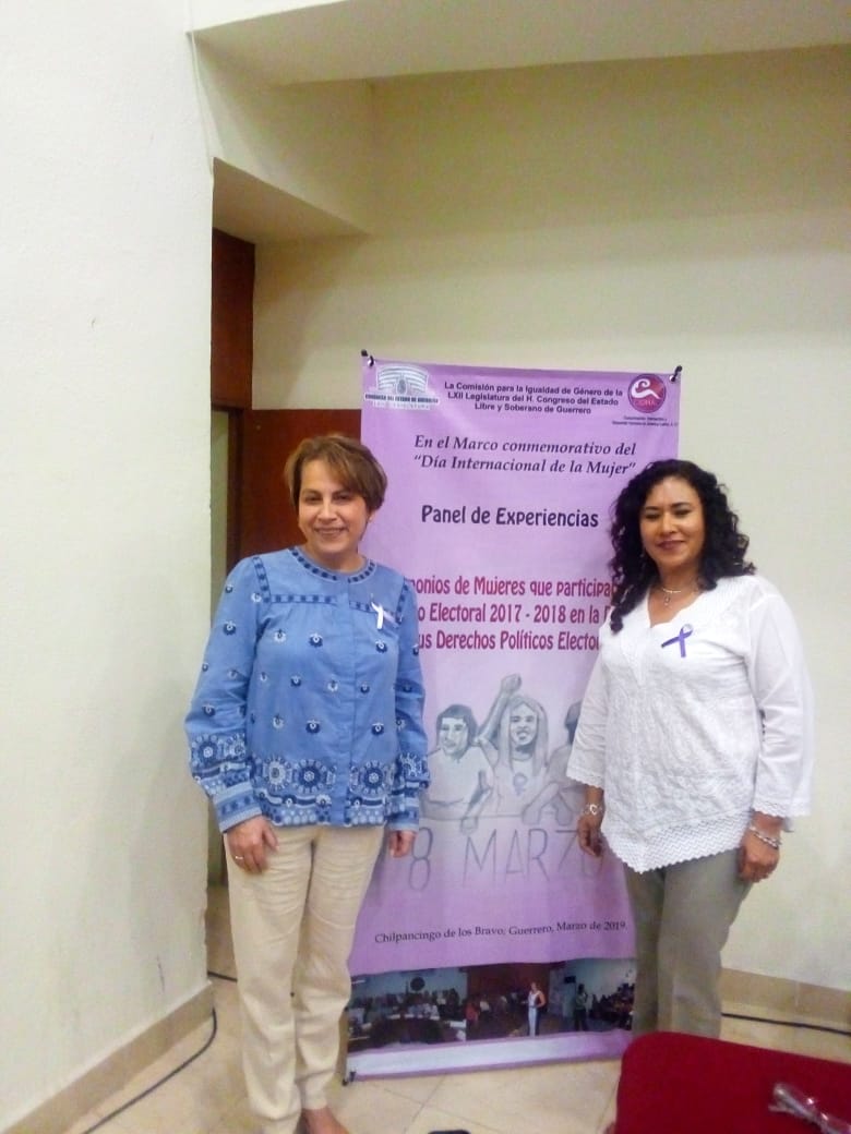 Cidhal's tweet photo. LA #ComisiónIgualdadGénero LXII Legislatura @congresogro y defensoras #RedRegional en conmemoración #8M2019
Realizó el Panel Testimonios d mujeres q participaron en el #PE2017-2018 en la defensa #DERECHOSPOLÍTICOSELECTORALES @NaranjoMarthan
@INEMexico @inmujeres https://t.co/4iKkDeKoRY