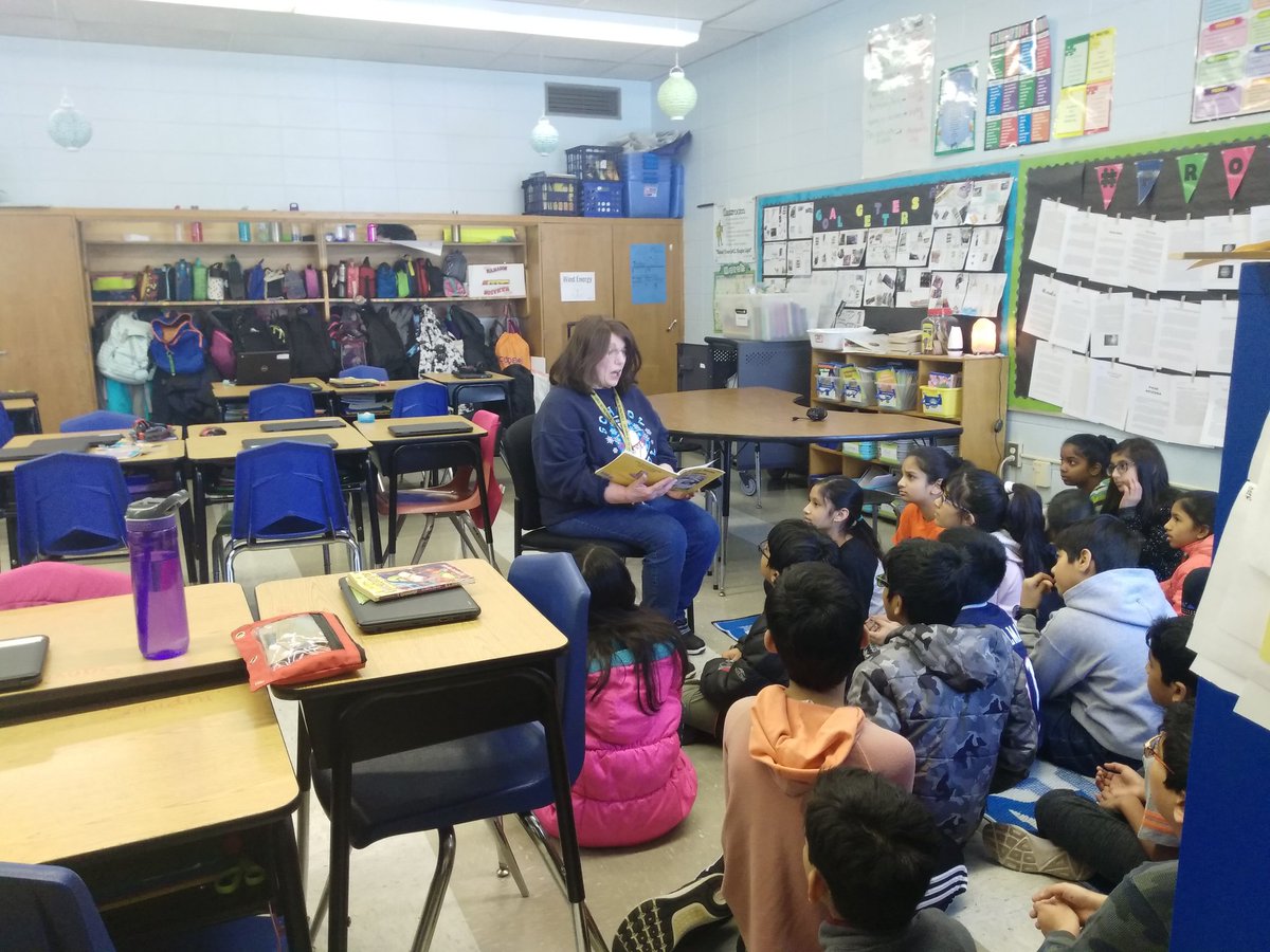 Thank you Mrs. Mateicka for reading to our class today! Our class loved having you as our guest reader! <a href="/JMI_Edison/">JMI</a> #ReadAcrossAmericaWeek2019