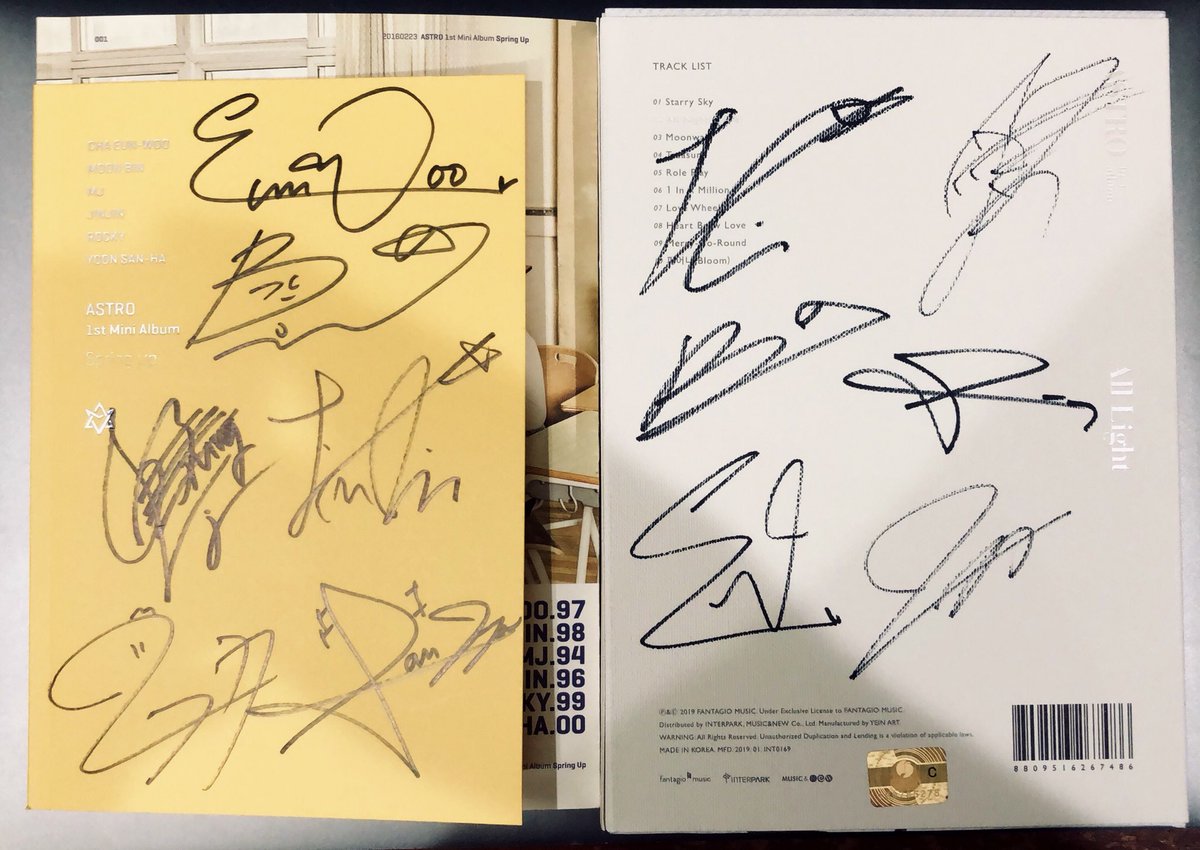 Astro's Astro's debut —> current signatures signatures