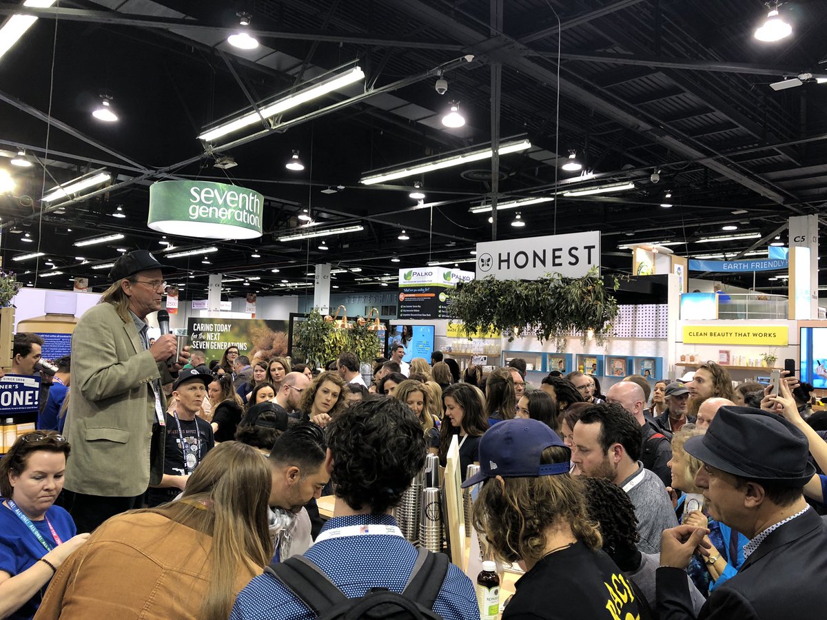 DrBronner's tweet image. “We are helping people with a kitchen and comfort aid for people during natural disasters from conscious companies. “ - George @OrganicValley