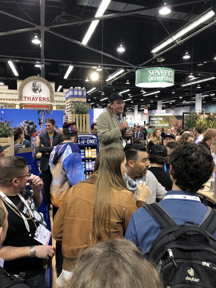 DrBronner's tweet image. “We are helping people with a kitchen and comfort aid for people during natural disasters from conscious companies. “ - George @OrganicValley