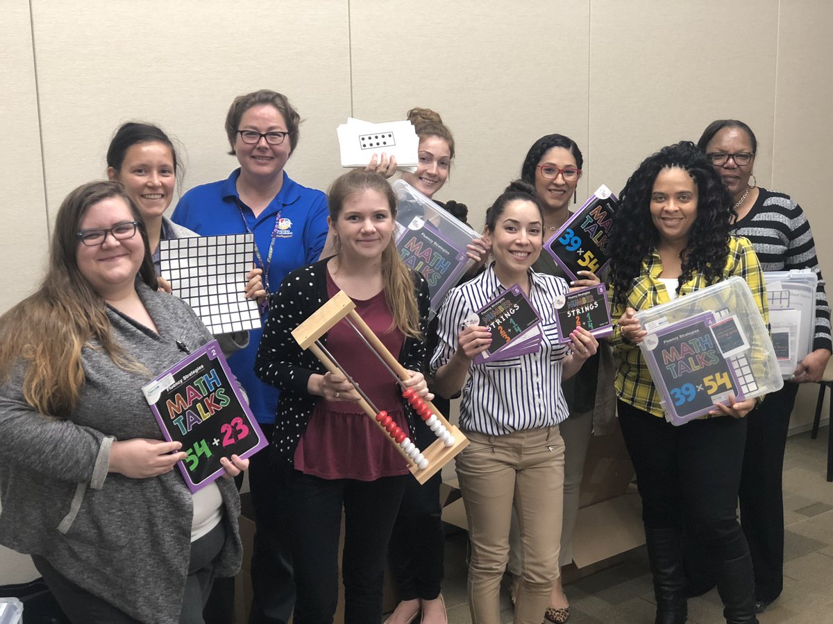 grizfan99's tweet photo. These @AldineISD Math Teachers are excited to Build Mathematicial Fluency through #MathTalks and #NumberStrings! Thank you @AldineEdFnd for this opportunity to enhance student learning by empowering Ts with the tools for success!!!! #Allin4Aldine #Allin4Math #AldineELMath https://t.co/oyfppXD0Yn