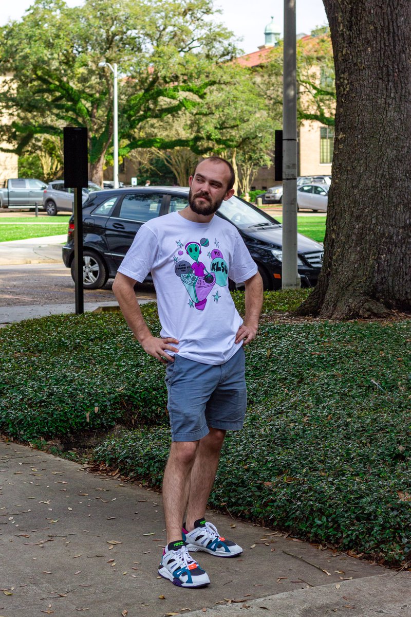 KLSURadio's tweet image. It’s that time of year again and t-shirts for our annual fundraiser are in! If you want one of these t-shirts come to our kickoff event March 24th 12-5pm hosted by @TinRoofBeer or donate during our on-air fundraiser March 25-31!