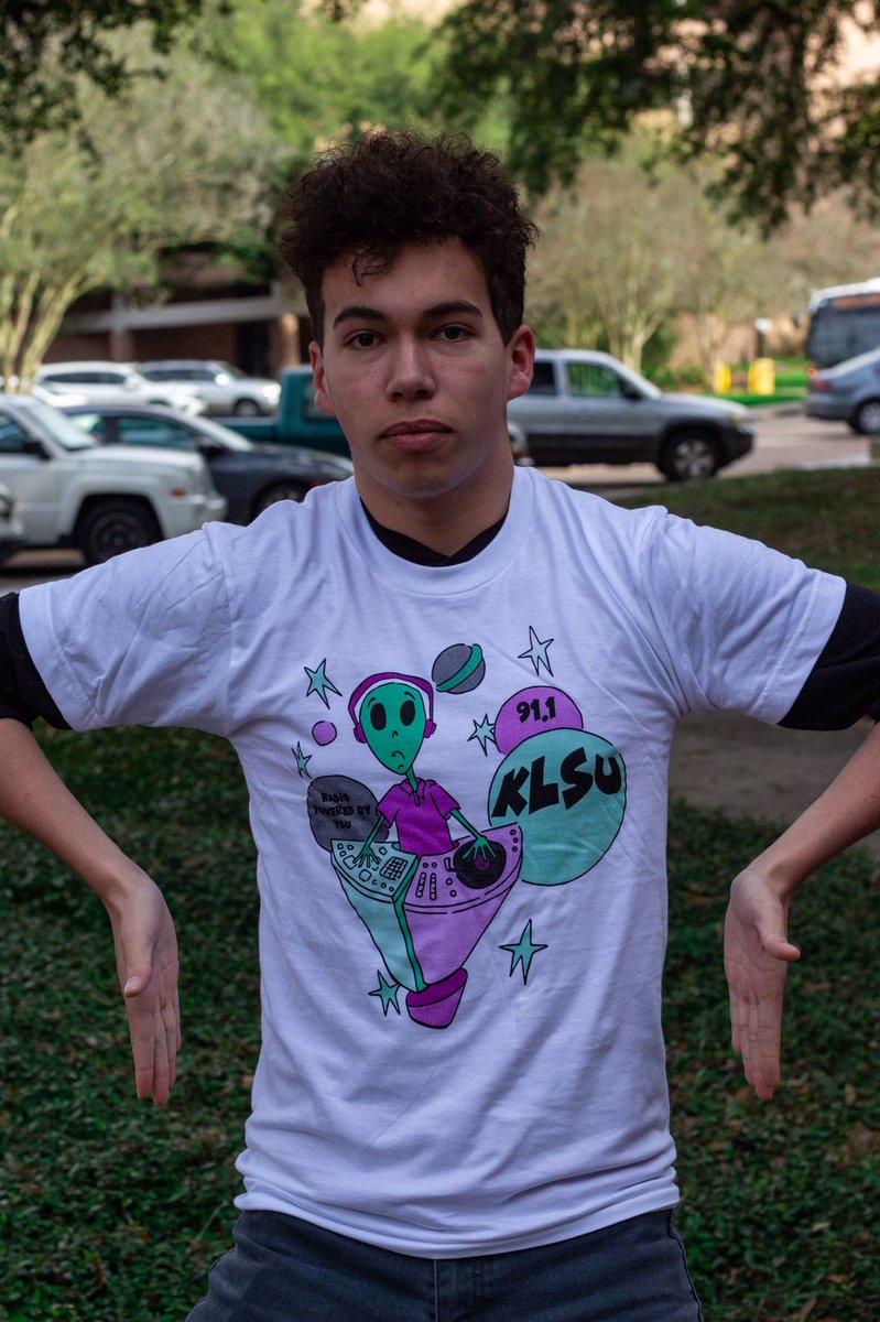 KLSURadio's tweet image. It’s that time of year again and t-shirts for our annual fundraiser are in! If you want one of these t-shirts come to our kickoff event March 24th 12-5pm hosted by @TinRoofBeer or donate during our on-air fundraiser March 25-31!