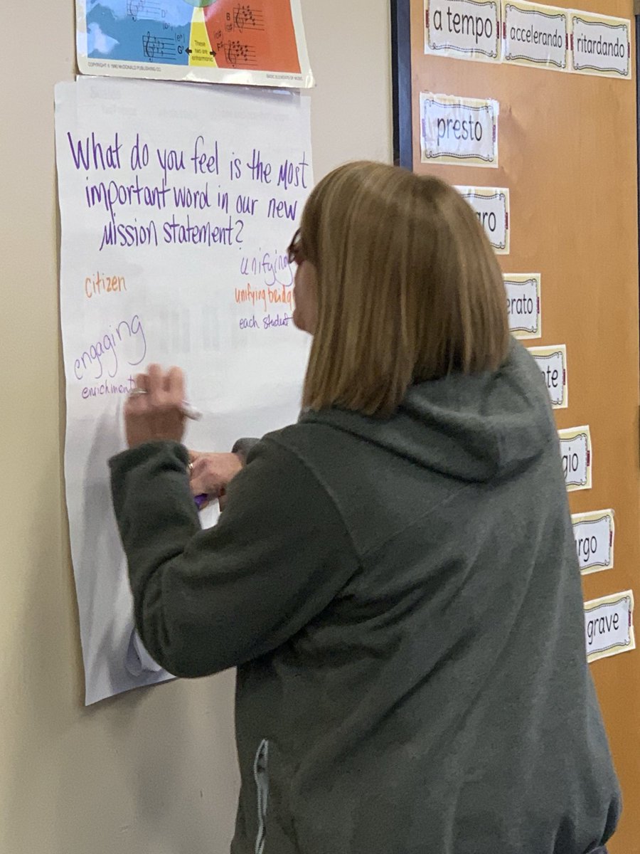 PrincipalDMS's tweet photo. Our teachers spent Monday’s faculty meeting questioning and dreaming for the future as they analyzed our finalized strategic plan. If it doesn’t terrify you, the dream isn’t big enough! #CelebrateAuburn #thinkplanact https://t.co/Khv6GfeUwc