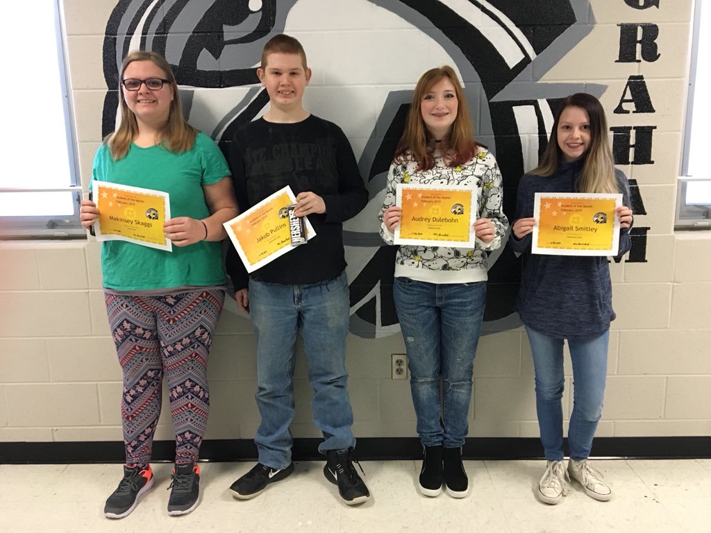 BushaAnnie's tweet photo. Congratulations Graham High School Students of the Month... https://t.co/ctYopHl45Z