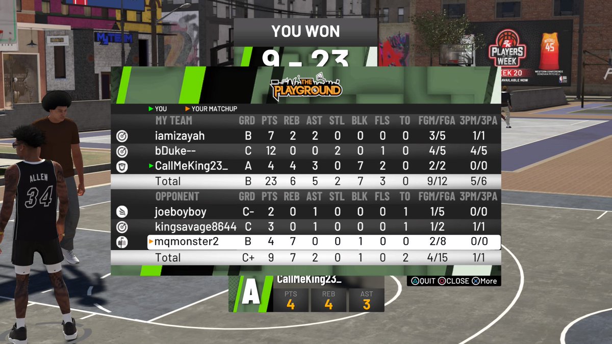 __Cj_20's tweet image. 7 BLOCKS in a Park game ?! #2kcrewfinder #2kcomp #2kfreeagent #2ktvwow