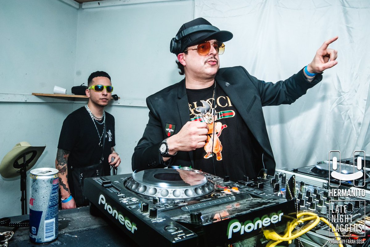 farahsosa's tweet photo. Big ups to @hermanitolabel on the launch! Killer party via @LNLaggers with @tittsworth #davenada #djblass @SoyelLicenciado @atribecalledred y más.  Photos @farahsosa 📷

#losangeles #recordlabel #launchparty #farahstop https://t.co/6op1Dfj7yB