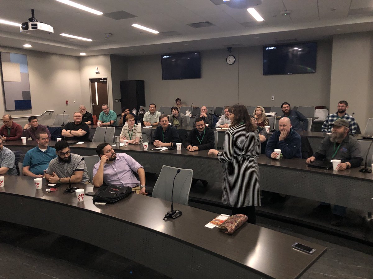 DanieljGranillo's tweet photo. Thank you McKee (aka Little Dibble) for hosting the @ChattSWUG meeting tonight! It was a BIG turnout, with many employees who flew in from Arkansas just to be here today. Thank y’all for attending! #SWUGLIFE https://t.co/lr6wmgrGB2