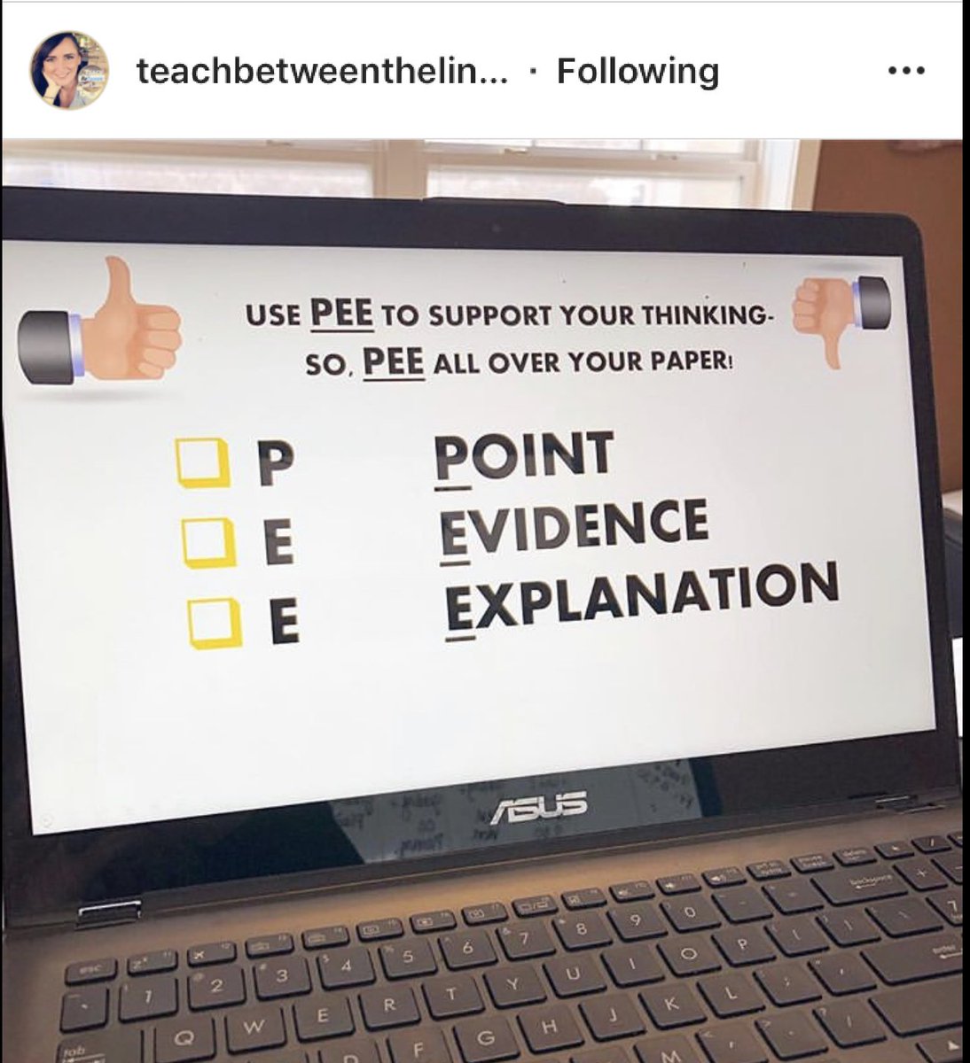 jenhencken's tweet image. Going back to the stress question, this seems like it would bring a giggle in middle school but also get the point across! #bodilyfunctionsarefunny #Bunceechat