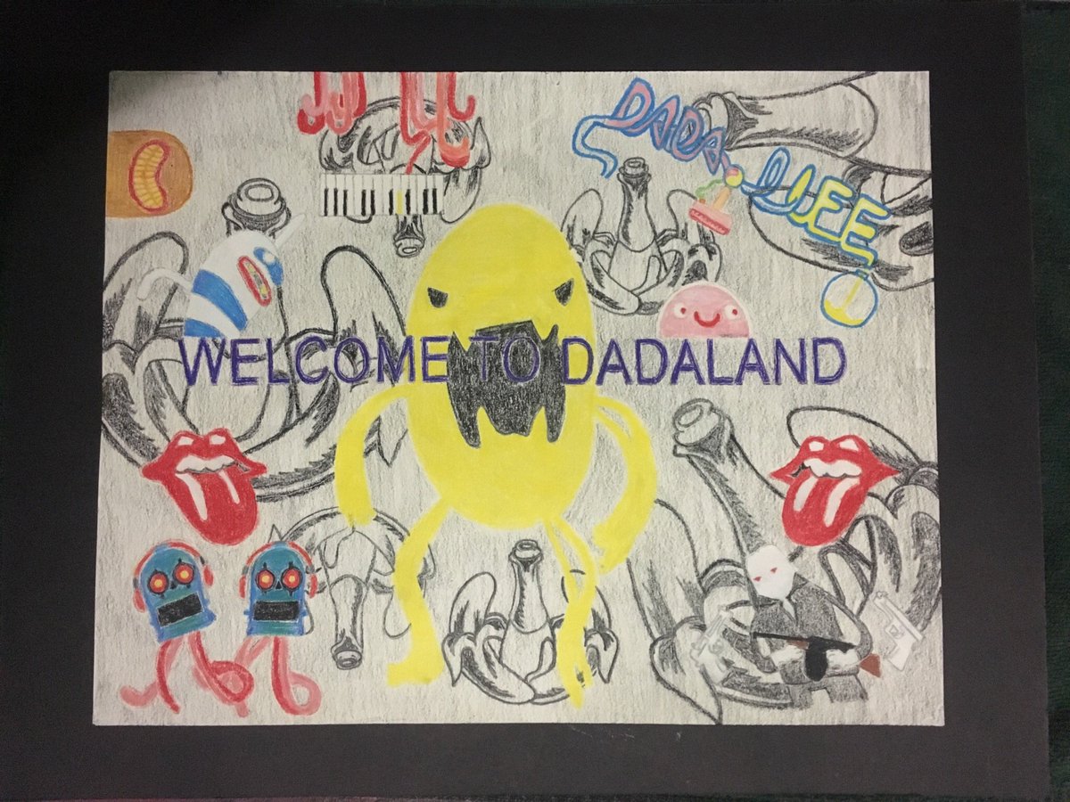 letsgobananas_'s tweet photo. While deleting pictures I found this. It’s the first picture I ever drew for @dadalife (back in 2017) It was delivered, but sadly didn’t get to them. I did the dada and didn’t give up! I drew another one and personally handed it to Stefan 😄 #rulesofdada #art #NeverGiveUp #tbt https://t.co/QRQl4QN9lA