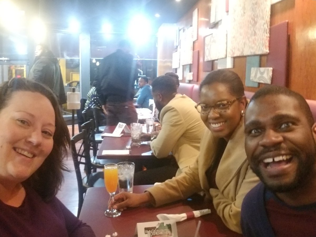 nolanjd's tweet photo. Only question left to ask after the @RichmondDems meeting tonight...what @rbrexperience restaurant are we hitting up? Dinner and drinks at Minibar RVA 😋🥂 #RBRE19 https://t.co/0RypFOgGRA