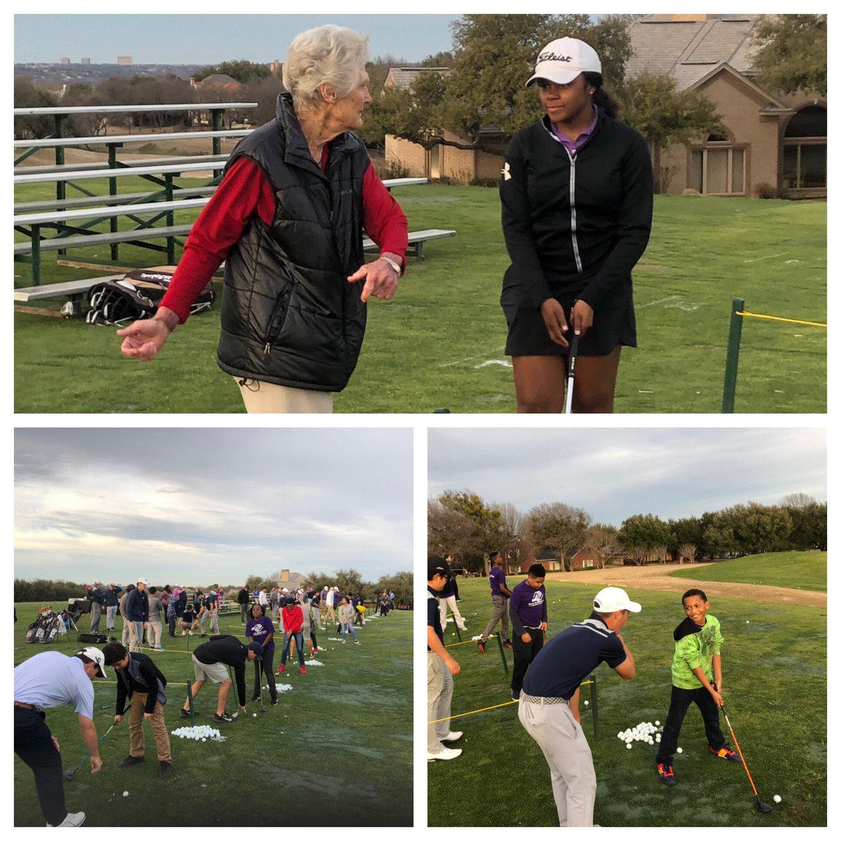 ConnellConnell's tweet photo. A true living legend, Kathy Whitworth, continues to give back to the community and the game of golf! Another great day at Mira Vista! #KWI2019 https://t.co/8bLf4Re0EC