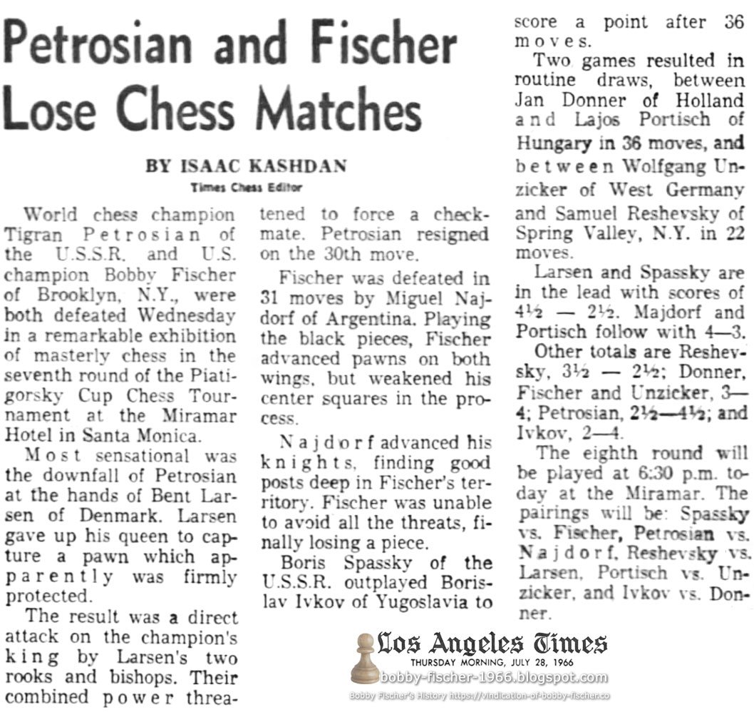 Boris Spassky vs Tigran Petrosian • World Championship, 1966 