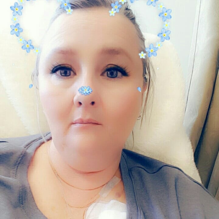 MrsDangerousD's tweet photo. @askjillian @TooFaced @HSN I will be so happy to see your beautiful self back on HSN. I just did my 1st round of #chemo for my 2nd battle with #fallopiantubecancer yesterday. Had my port put back in the day before.  Stay strong girl. I'm tackling this full of #sass&amp;spirit 
We got this https://t.co/skXLK4N02B