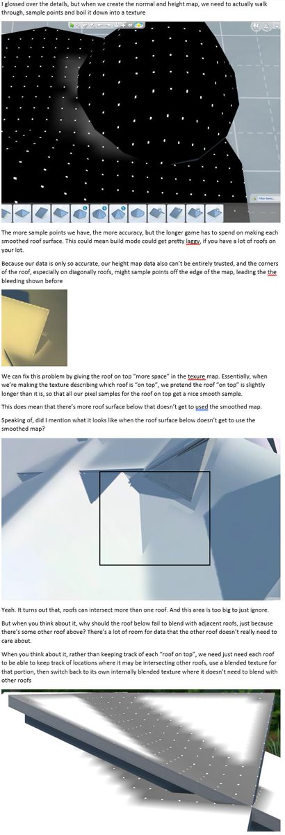 SimGuruGhost's tweet image. Making smooth roof snow, series part 2