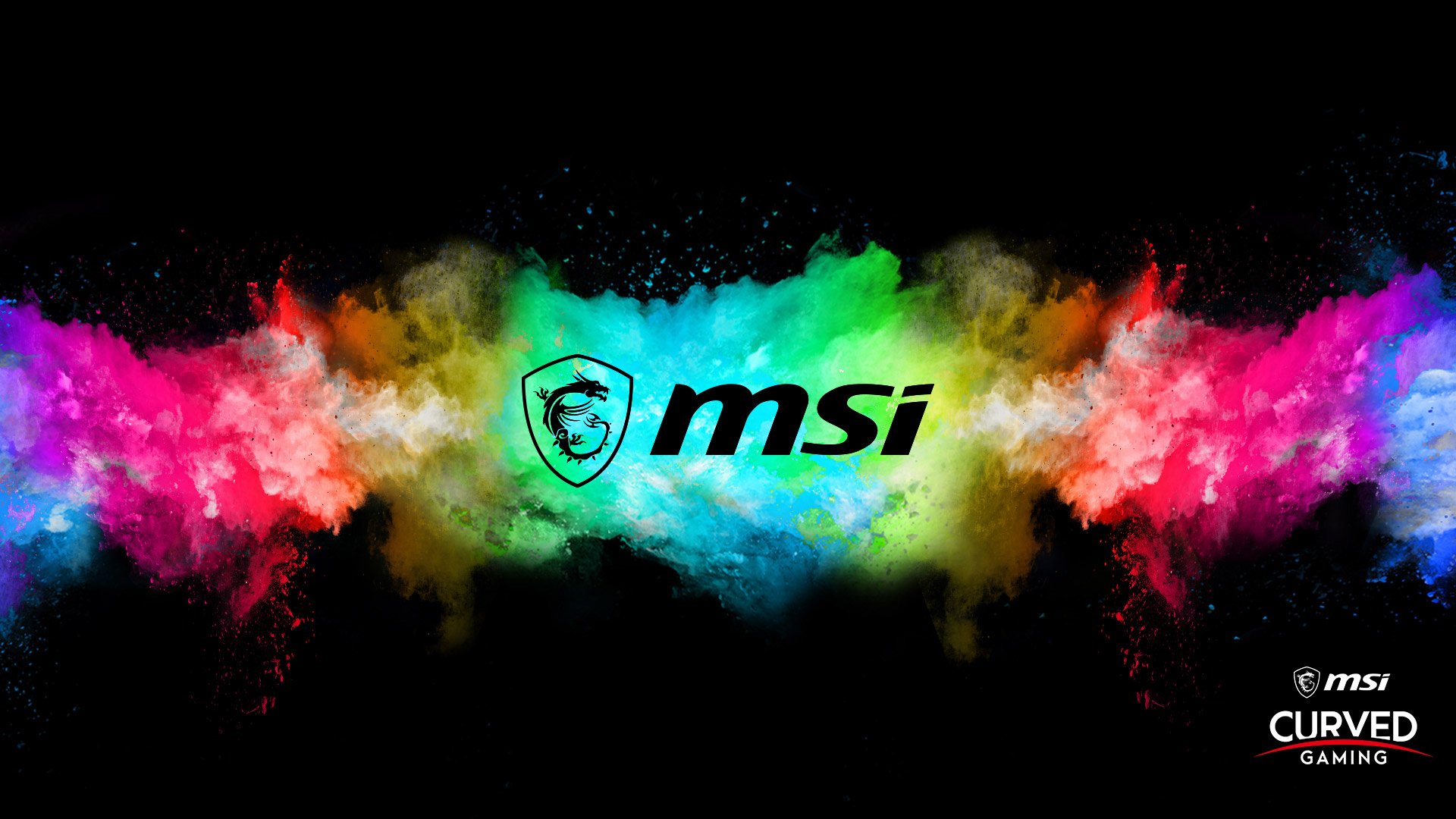 Msi Blue Wallpaper 1080P