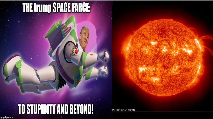 therealwombat1's tweet photo. @Grandma_Shelia @canadianfitgolf @Bing7789 @TheSteveTheCat @yourbodybible I've Always Loved That #Rocket!
#trumpInSpace
#SpaceForce = #SpaceFarce https://t.co/KhsOUxJln0
