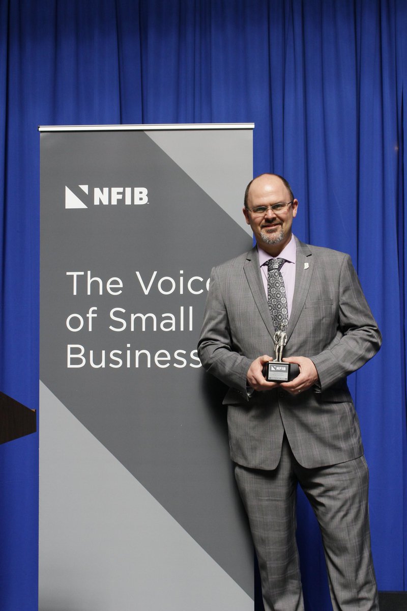 RepVanNatter's tweet photo. Very honored to have received the "Guardian of Small Business" award from @nfib_in https://t.co/ksnKP4PuB1