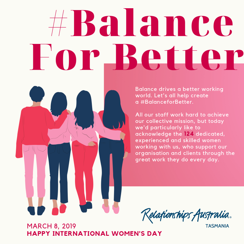 Balance drives a better working world. Let's all help to create a #BalanceforBetter.
#IWD2019