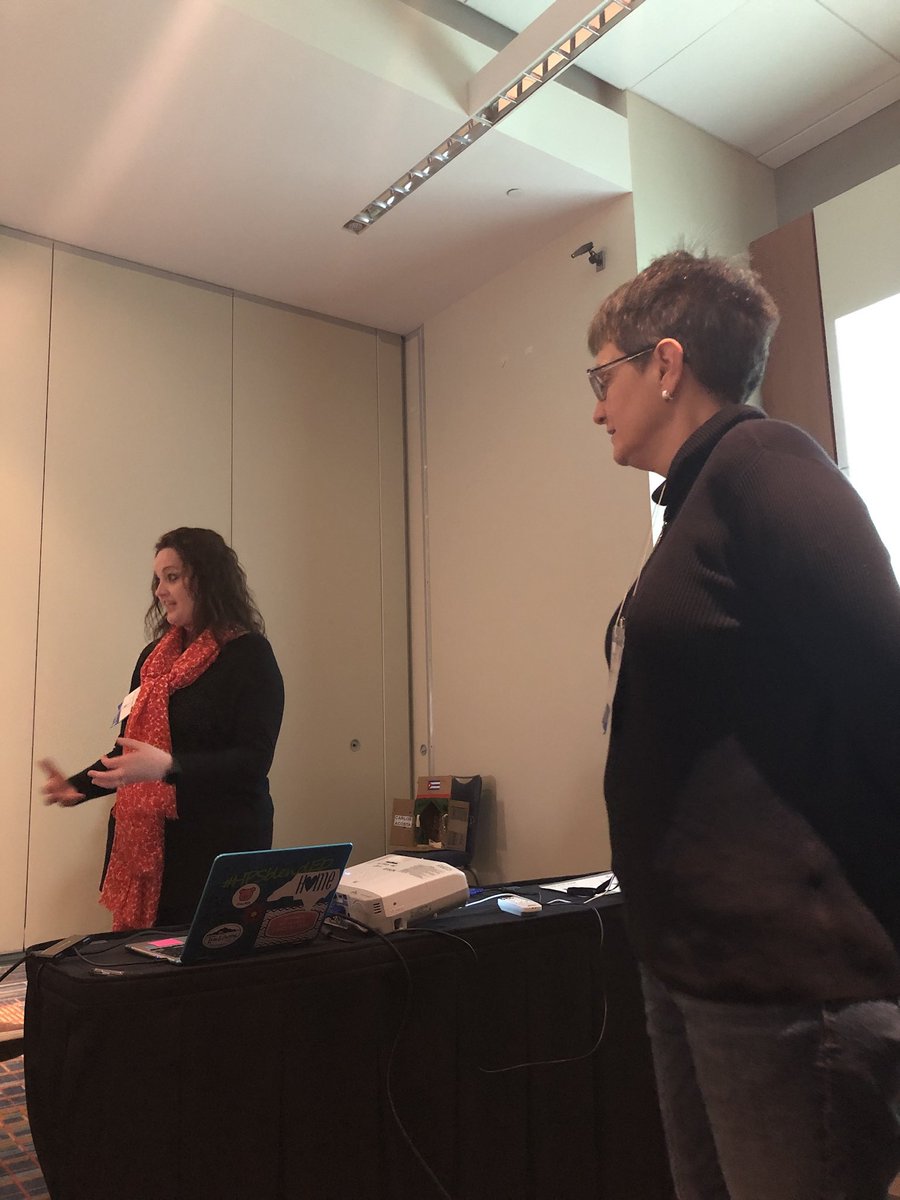 halltl's tweet photo. @jesespo and Ms. Camichos bring Tornado greatness to #NCTIES19 @hickory_high #redshouse #HPSslmc #HPSblendED #hickoryschools https://t.co/Ruqa8LlFg4