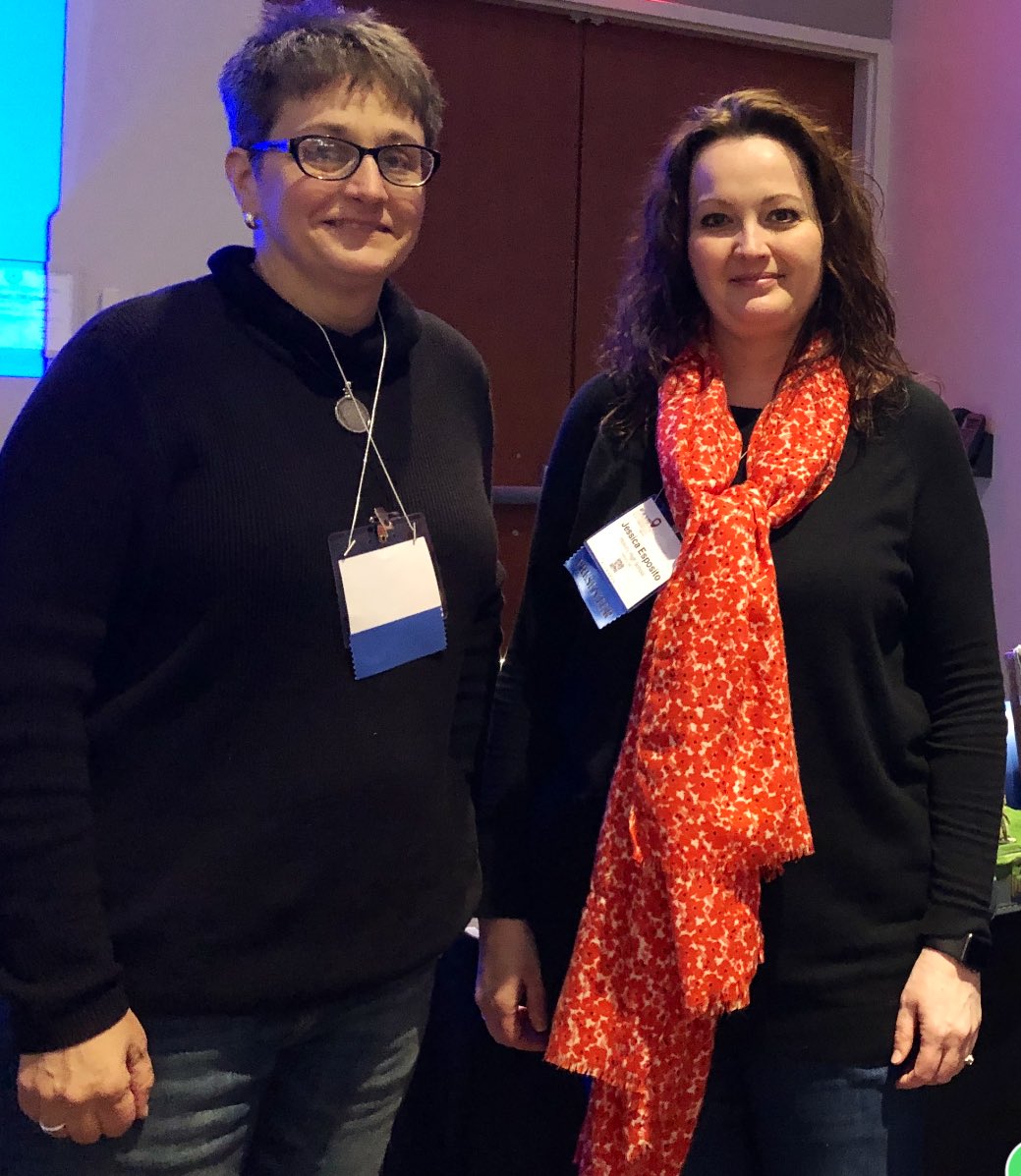 halltl's tweet photo. @jesespo and Ms. Camichos bring Tornado greatness to #NCTIES19 @hickory_high #redshouse #HPSslmc #HPSblendED #hickoryschools https://t.co/Ruqa8LlFg4