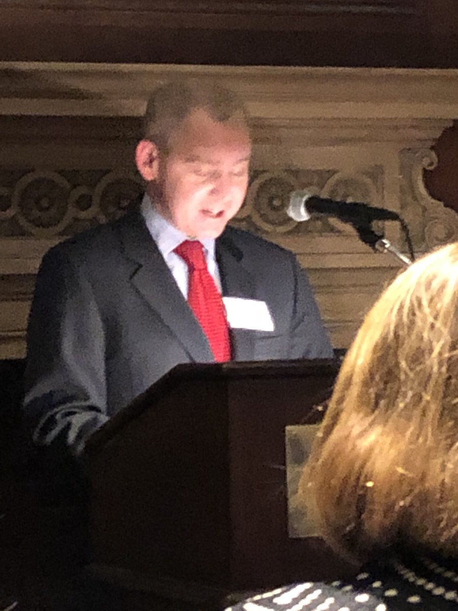 Tonight our partner <a href="/Chrisdezzi/">Christopher Dezzi</a>  spoke about his role as a board member of the Executive Board of Elementary Education for the <a href="/ArchPhilly/">Catholic Church of Philadelphia</a> and the importance of the laity in Catholic Education at the Union League of Philadlephia.