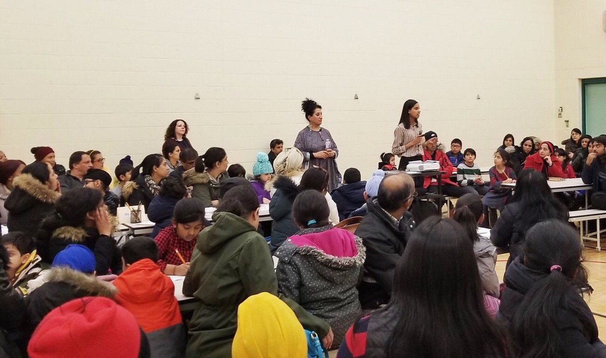 Full house tonight at <a href="/tdsb_JDP/">John D Parker JS</a> #EQAO Information Night. It was great taking questions from parents. Grade 3s are confident and ready to crush it!🏆