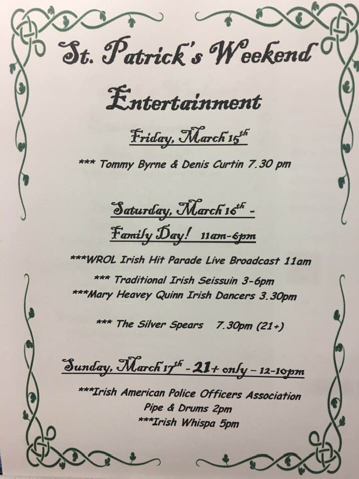 8 days and counting <a href="/WROLIRISH/">WROL IRISH 950AM</a> <a href="/IrishEmigrant/">The Irish Emigrant</a> <a href="/irishnetboston/">Irish Network Boston</a> @bosfoodanddrink <a href="/IrishWhispa/">Irish Whispa</a> <a href="/GuinnessUS/">Guinness US</a>