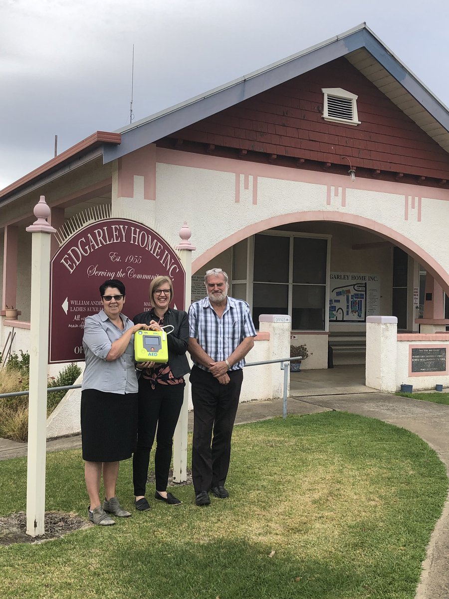 Congratulations to Edgerly Assisted Living in Casterton, who participated in our <a href="/PEC_ANZ/">Prehosp Emerg Care</a> aged care survey &amp; are now the proud owners of a new Zoll AED3! #surveywinners #agedcare #resusresearch #nursingresearch