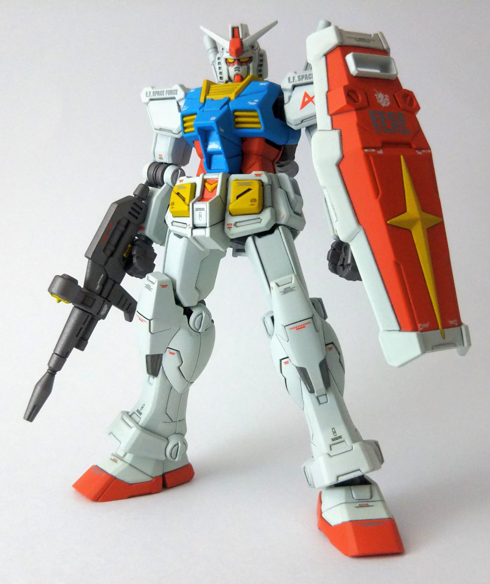 オランジ 俺の78 食玩 Gフレーム ガンダムをエアブラシで全塗装しました 食玩 Gフレーム ガンプラ T Co Ahban7syku Twitter