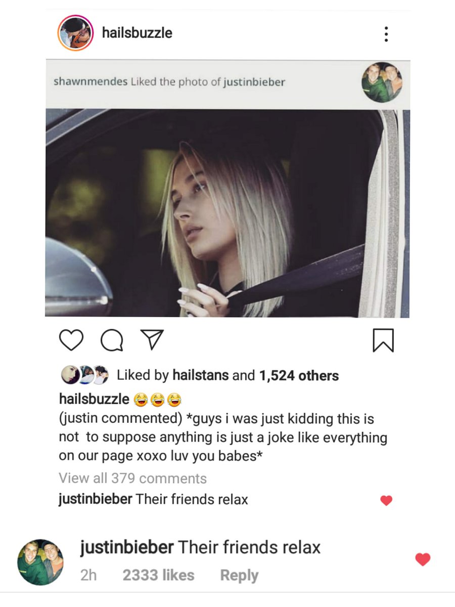 Hailey Bieber Updates On Twitter Justin Bieber Commented