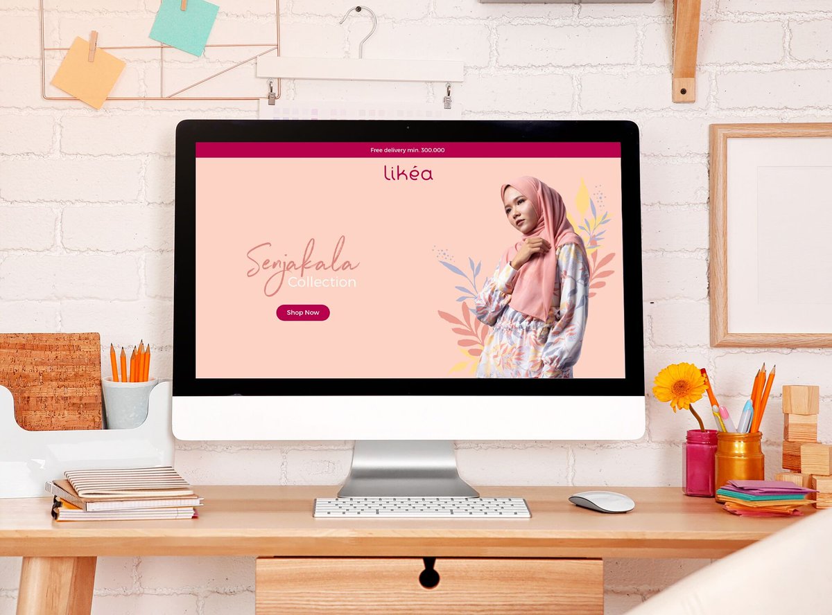 Firstpage_id's tweet photo. The popularity of the hijab and Muslim fashion in Indonesia has been on the rise. Therefore we have to create a distinct brand image for Likea to stand out among other competitors. We developed a landing page, to inform people about who is Likea as a brand. #webdesign #agency https://t.co/q5cjqGSAiv