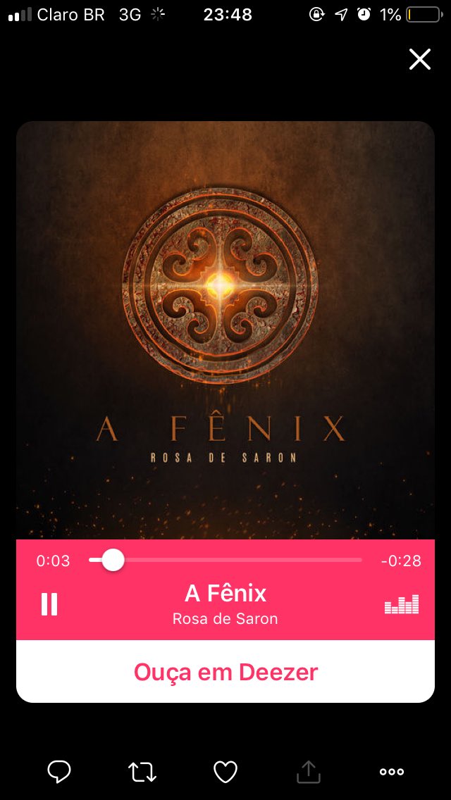 lucasrainerii's tweet photo. PAREM O QUE VOCÊS ESTÃO FAZENDO E OUÇAM #AFenix DO @rosadesaron. GENTE, OBRIGADO POR ISSO! GENTEEEEE https://t.co/HgPACIIgWK