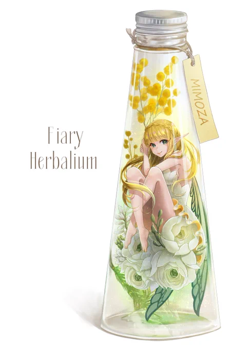 #ミモザの日せっかくなので過去のミモザ絵再上げ 