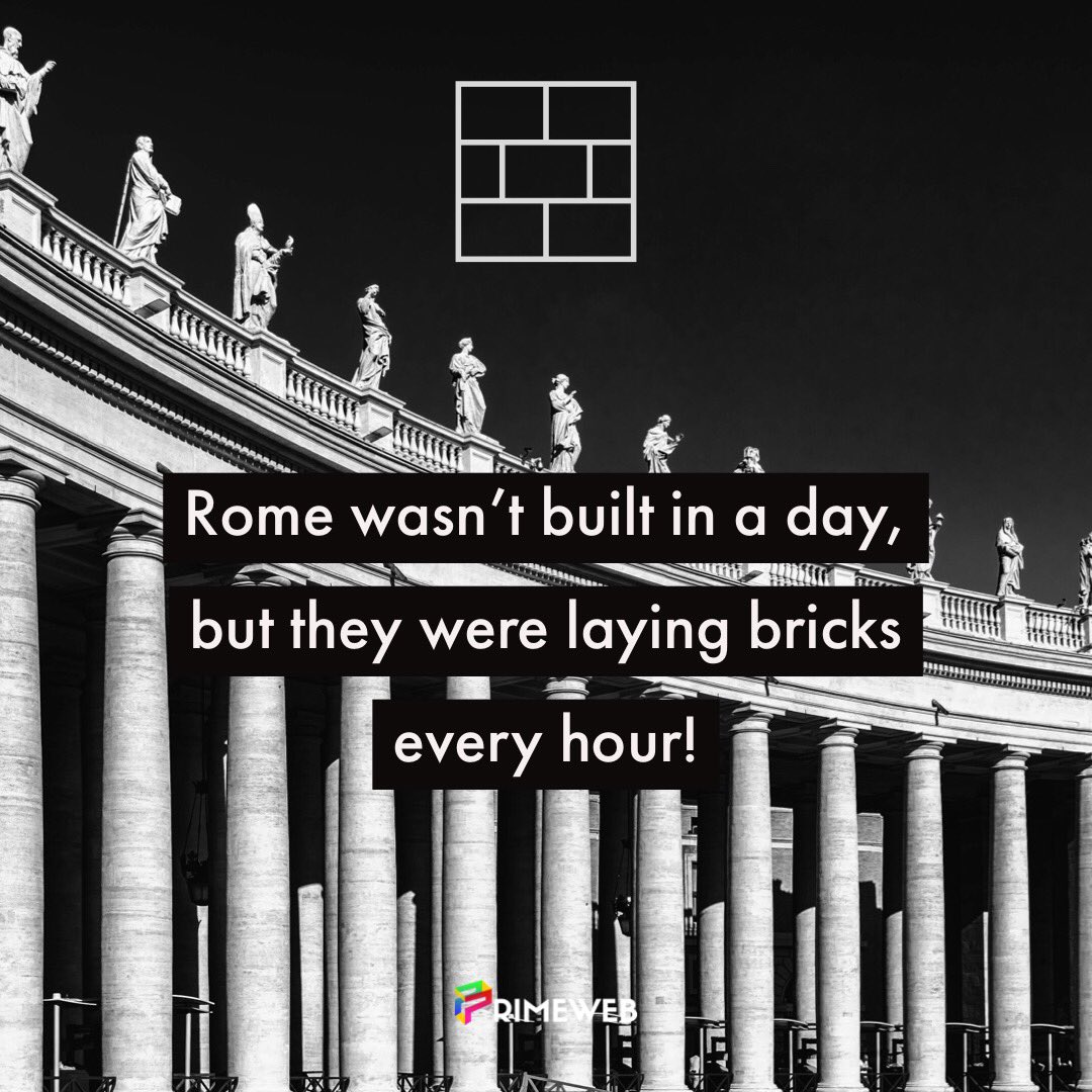 When in Rome... BUILD!————————————————-
#socialmediamarketing #searchenginemarketing #onlinebusiness #digitalmarketing #igart #igmarketing #facebookmarketing #facebookadvertising #webdesign #websitedesign #socialmediamarketer #leadgeneration #seo #business #growth